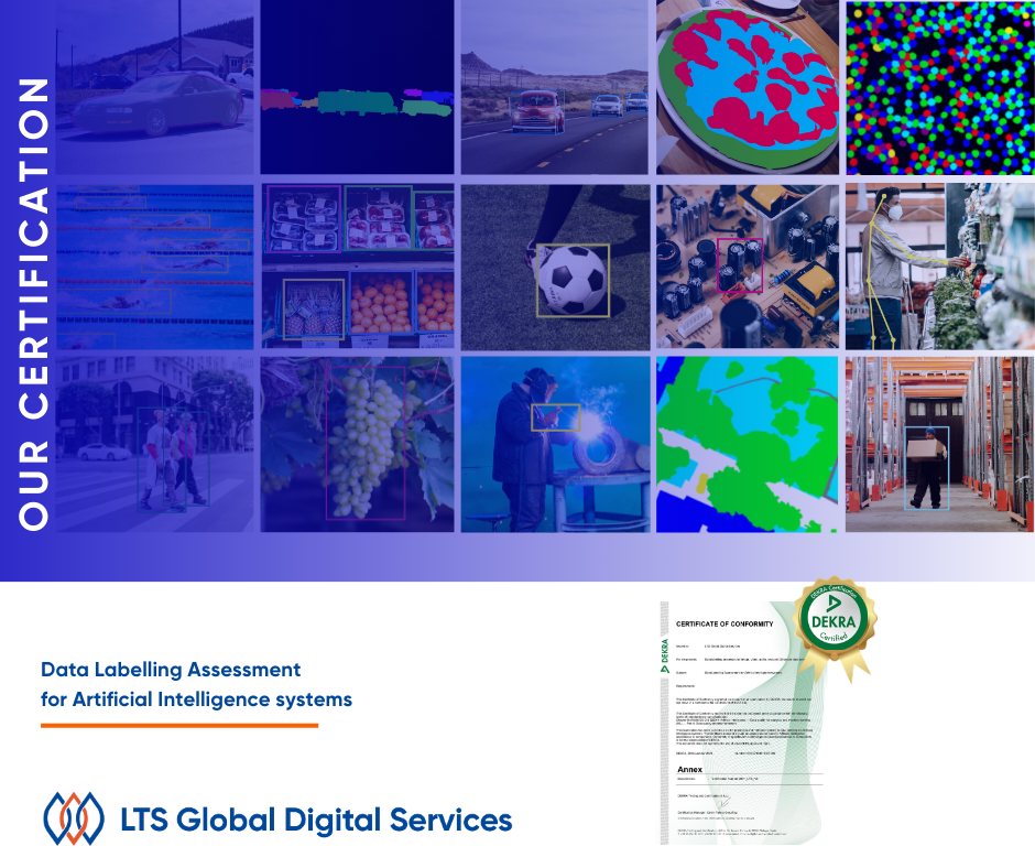 LTS GDS nâng cao Chất lượng Chú thích dữ liệu với Chứng nhận từ DEKRA