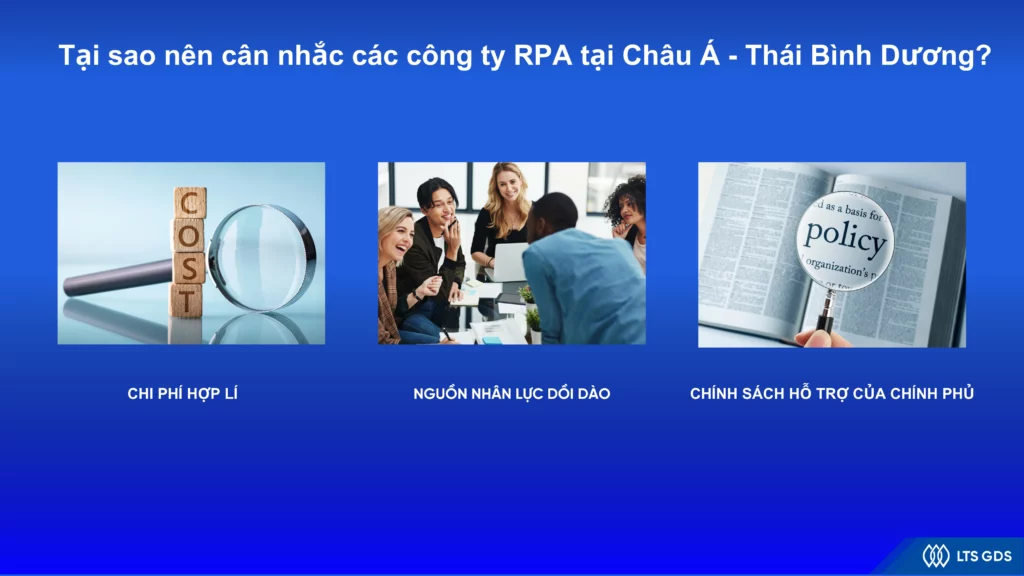 Tại sao nên cân nhắc các công ty tự động hóa RPA tại Châu Á - Thái Bình Dương