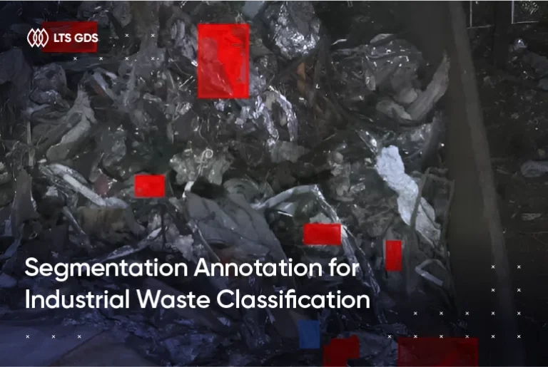 Segmentation Annotation for Industrial Waste Classification
